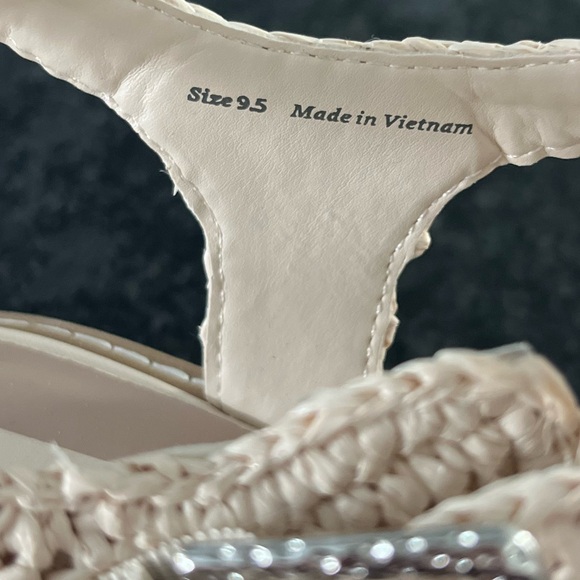 Dolce Vita Lasly Sandals Oatmeal Knit Women’s Size 9.5 Nwot - Picture 9 of 10